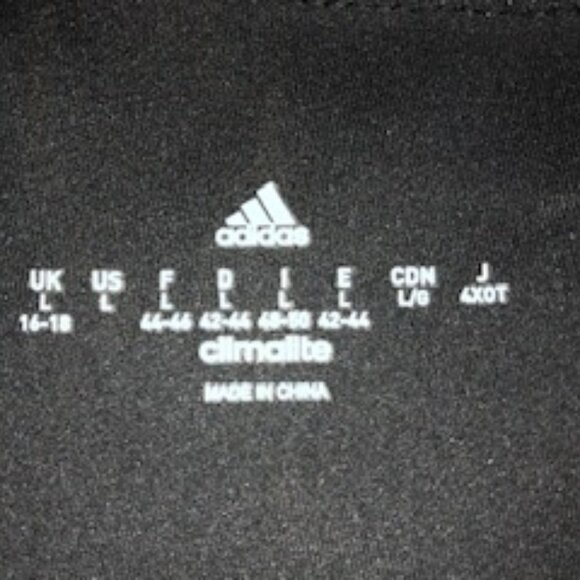 Adidas Athletic Activewear Climalite Pull-On Shorts w Side Trim Black Sz L  NWOT - Picture 4 of 4